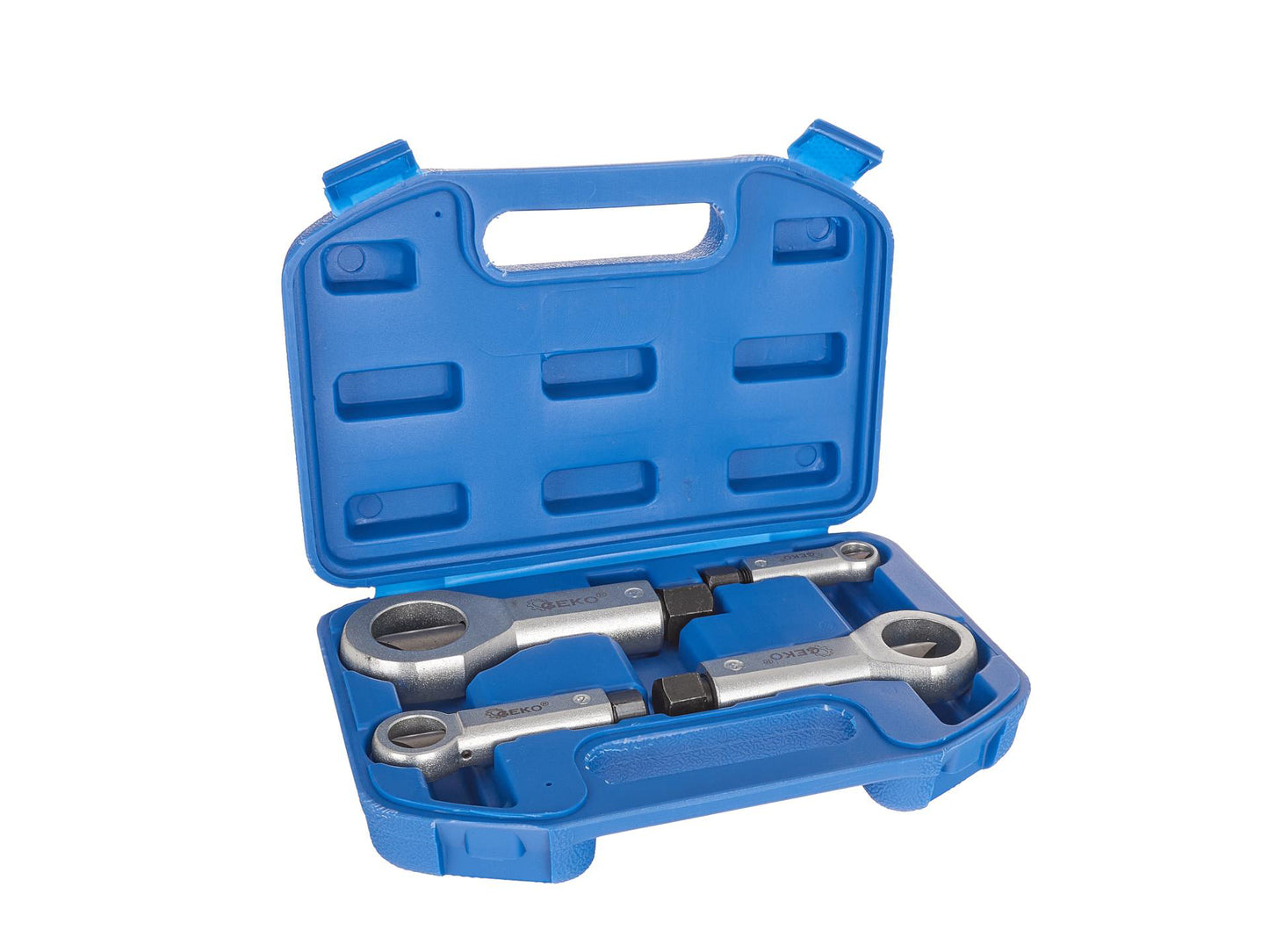 Set chei pentru despicare piulite, 4 elemente, 9-27 mm, Geko G38595