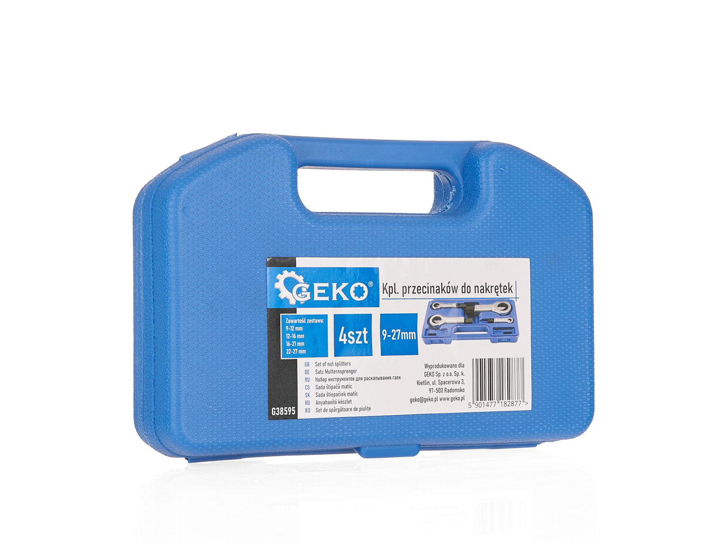 Set chei pentru despicare piulite, 4 elemente, 9-27 mm, Geko G38595