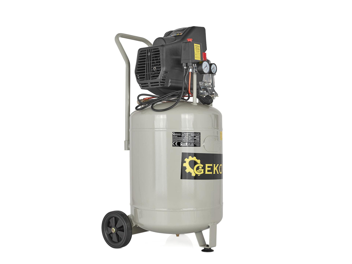 Compresor vertical de aer, 50 l, Geko G80332