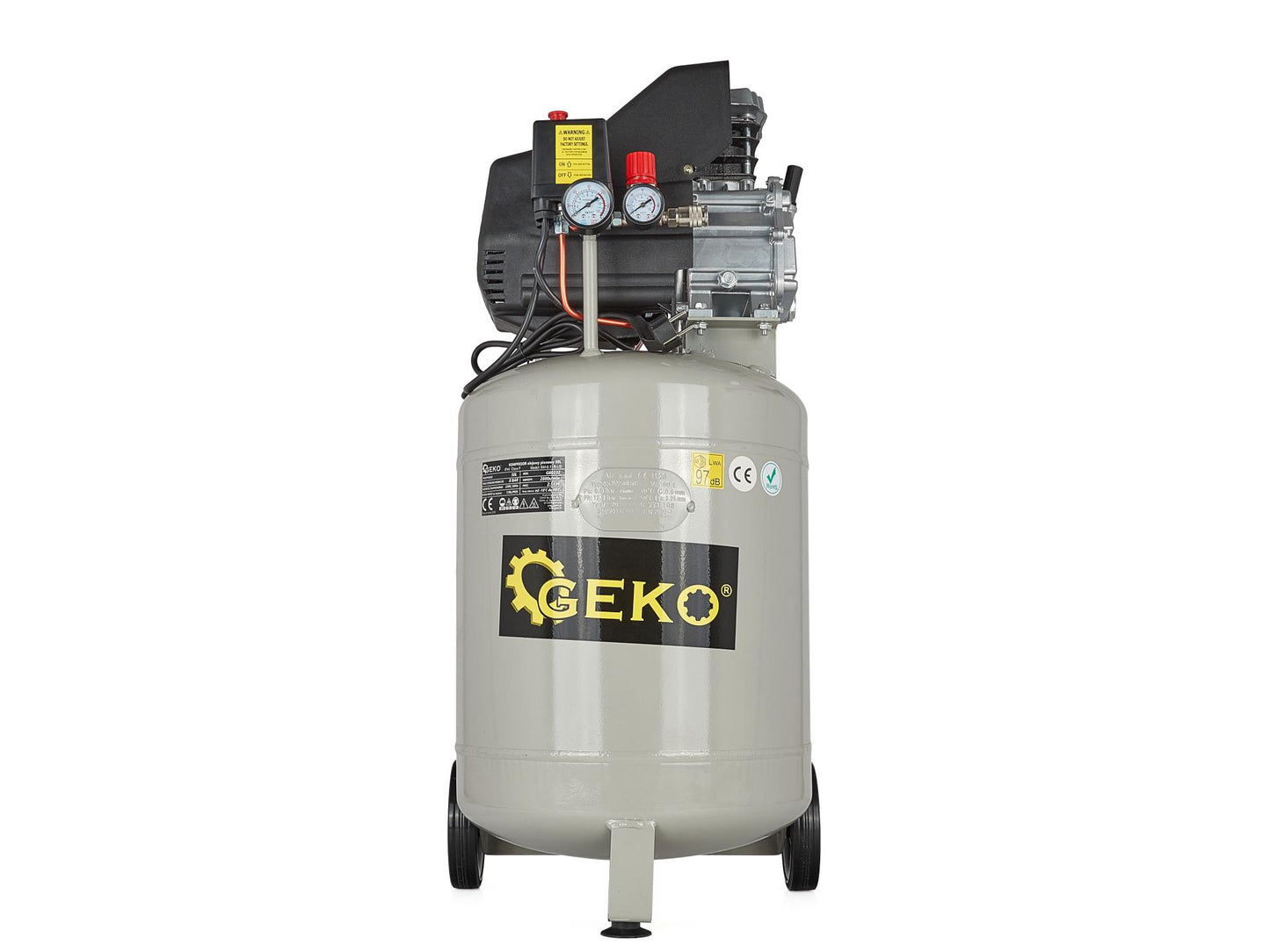 Compresor vertical de aer, 50 l, Geko G80332
