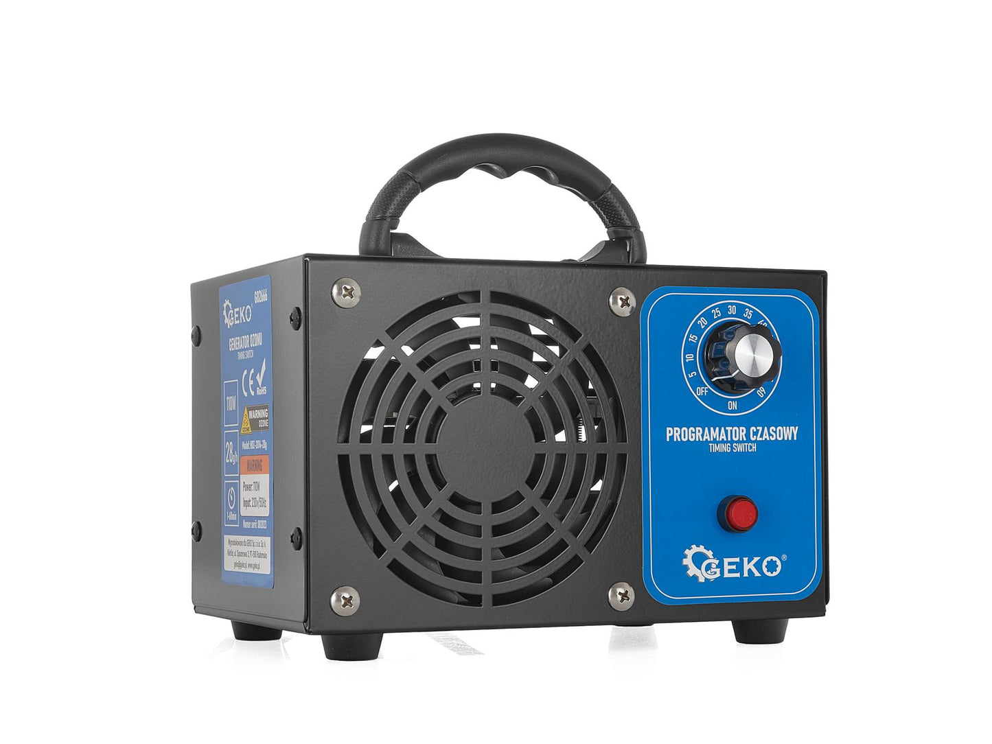 Generator de ozon cu temporizator, 28000mg/h, 1-60min, Geko G02666