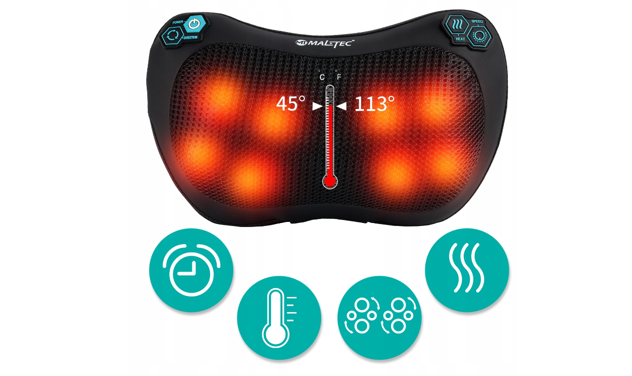 Perna de masaj pentru gat UltraComfy30W-01, MalTec 110996