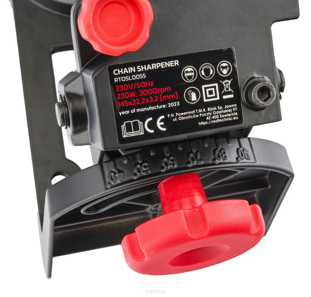 Masina ascutire lant drujba, 230 W, Red Technic RTOSL0055