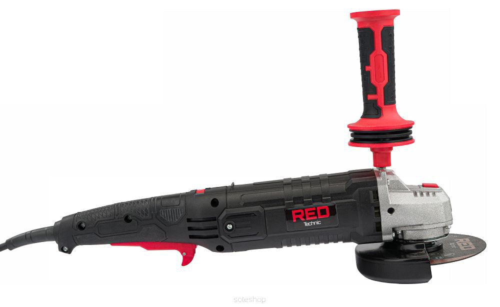 Polizor unghiular, 125 mm, 1500 W, Red Technic RTSZK0069