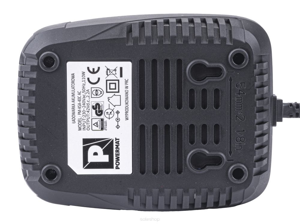 Incarcător ultra-rapid Powermat PM1130, conceput special pentru mașina de tuns iarba PM-KSA-40C