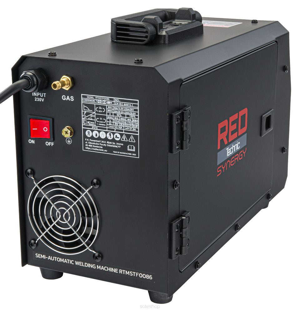 Aparat de sudura migomat, MIG MAG MMA LIFT-TIG, Red Technic RTMSTF0086