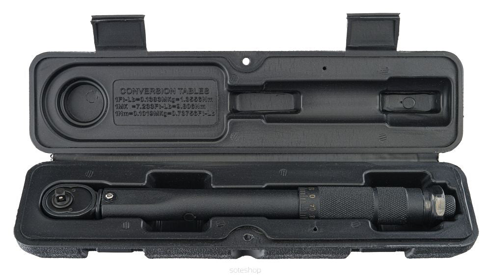 Cheie dinamometrica, 1/4", 274 mm, 2 - 24 Nm, Red Technic RTKD0089