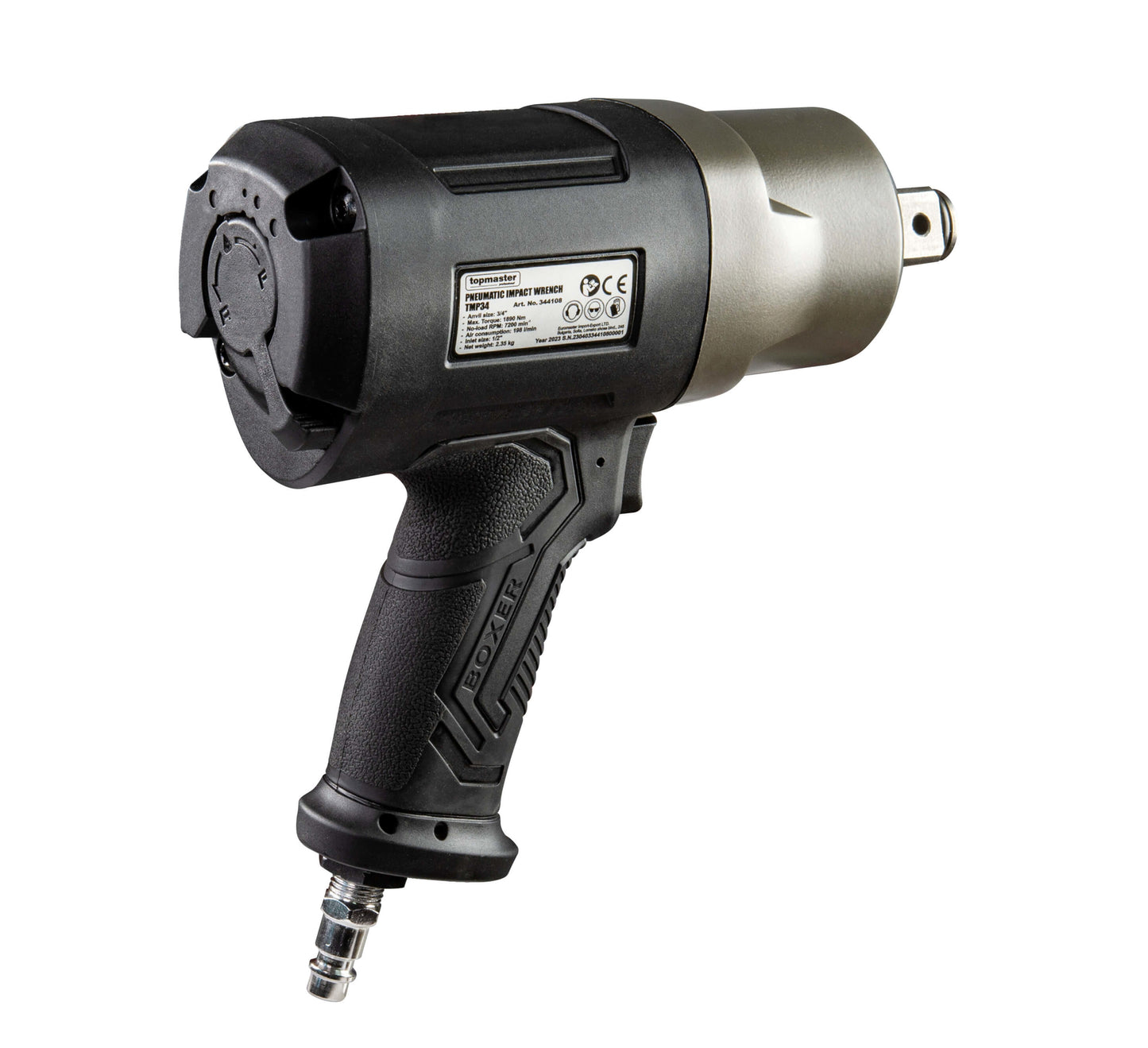 Cheie pneumatica de impact, 3/4", 1890 Nm, Topmaster 344108