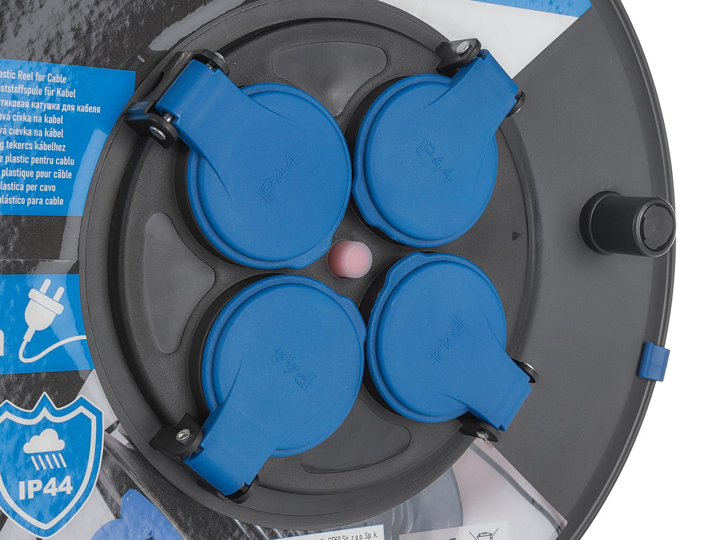 Rola tambur fara cablu, capacitate de 50 m, Geko G17505A