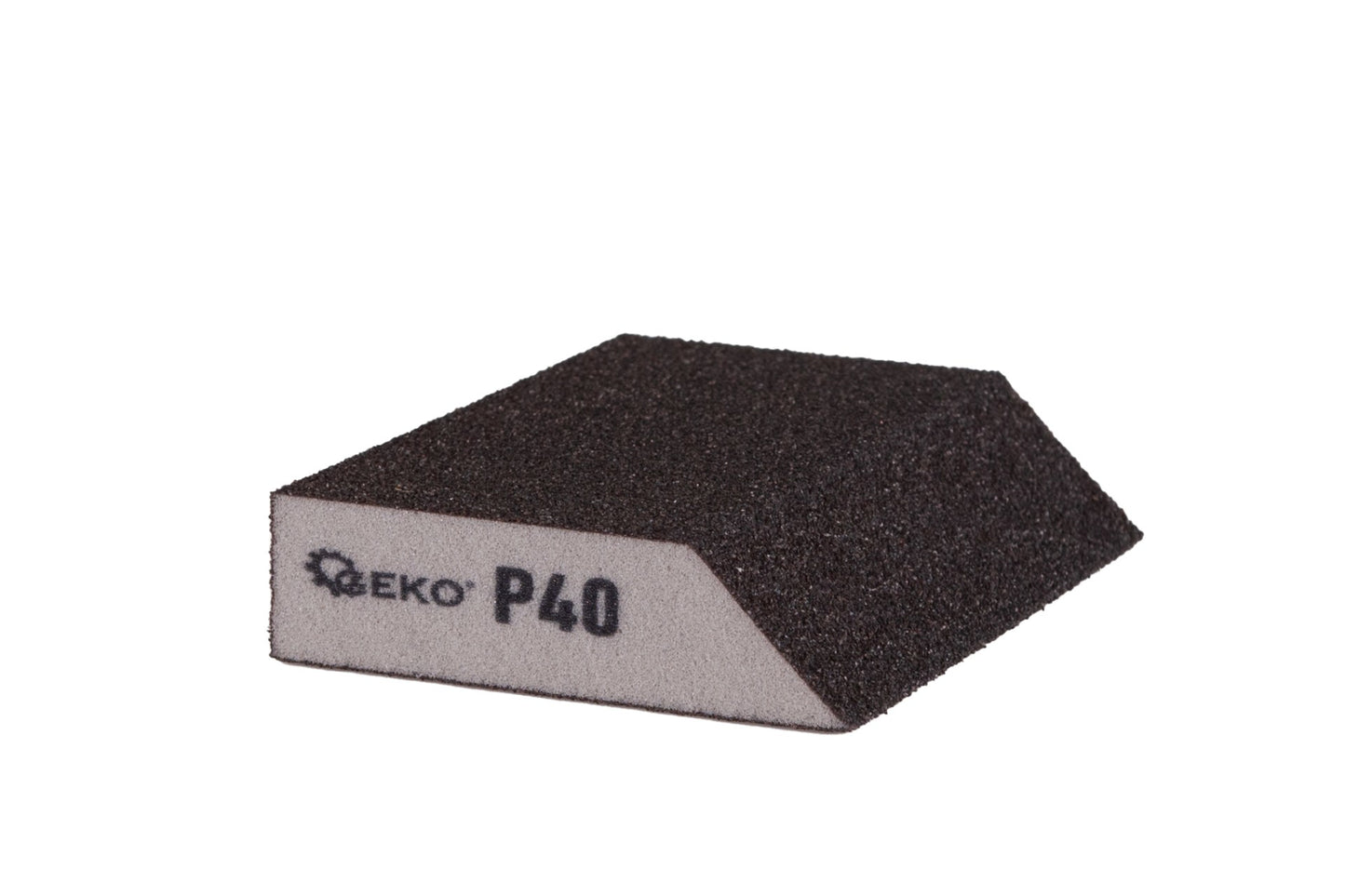 Burete abraziv pentru slefuire, 125 x 90 x 25 mm, P40, Geko G78560