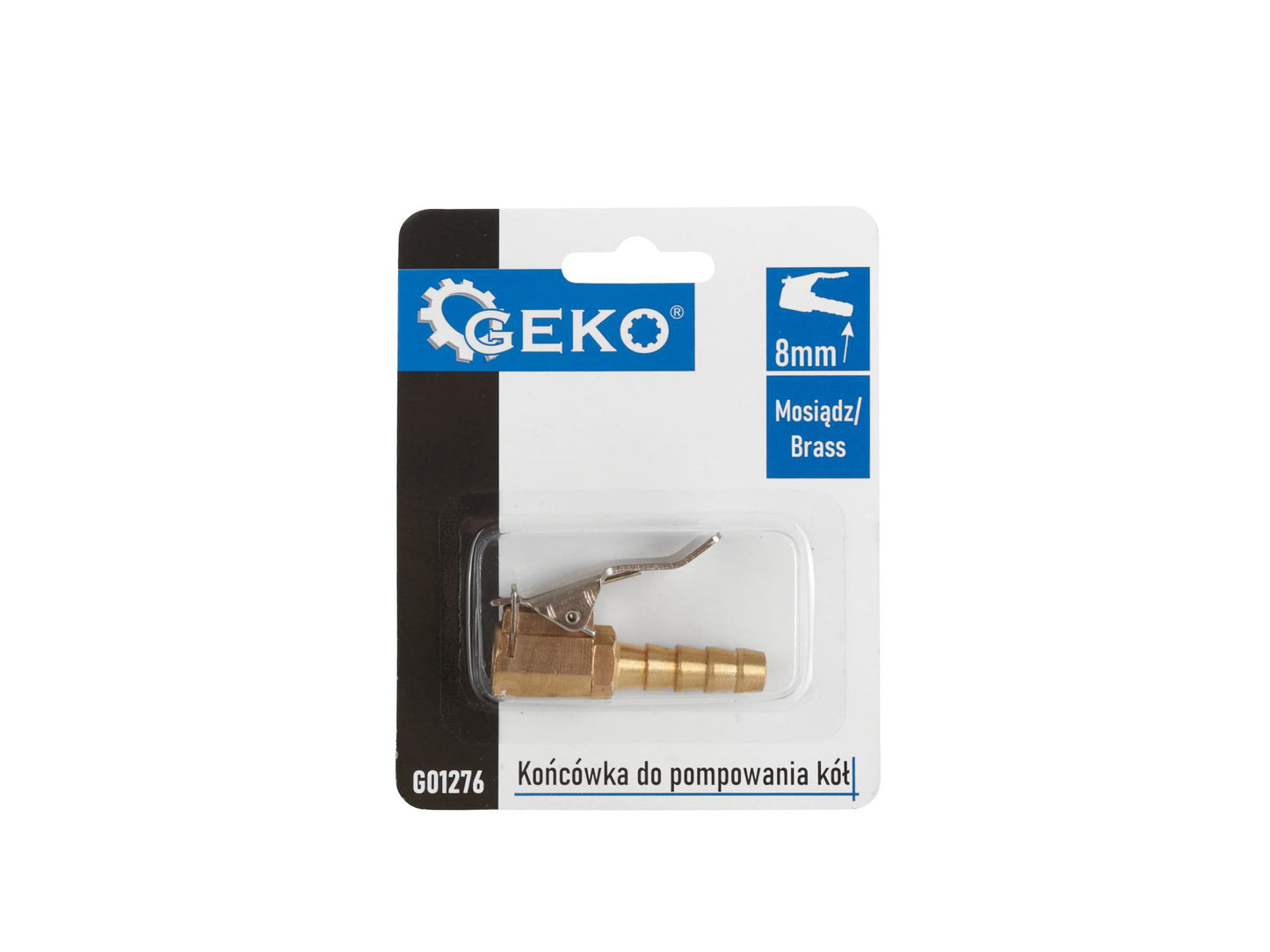 Niplu desprindere rapida umflat anvelope, 8 mm, Geko G01276