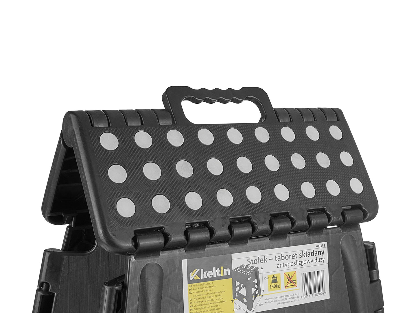 Scaun pliabil anti-alunecare, 150 kg, 39 cm, Keltin K00399