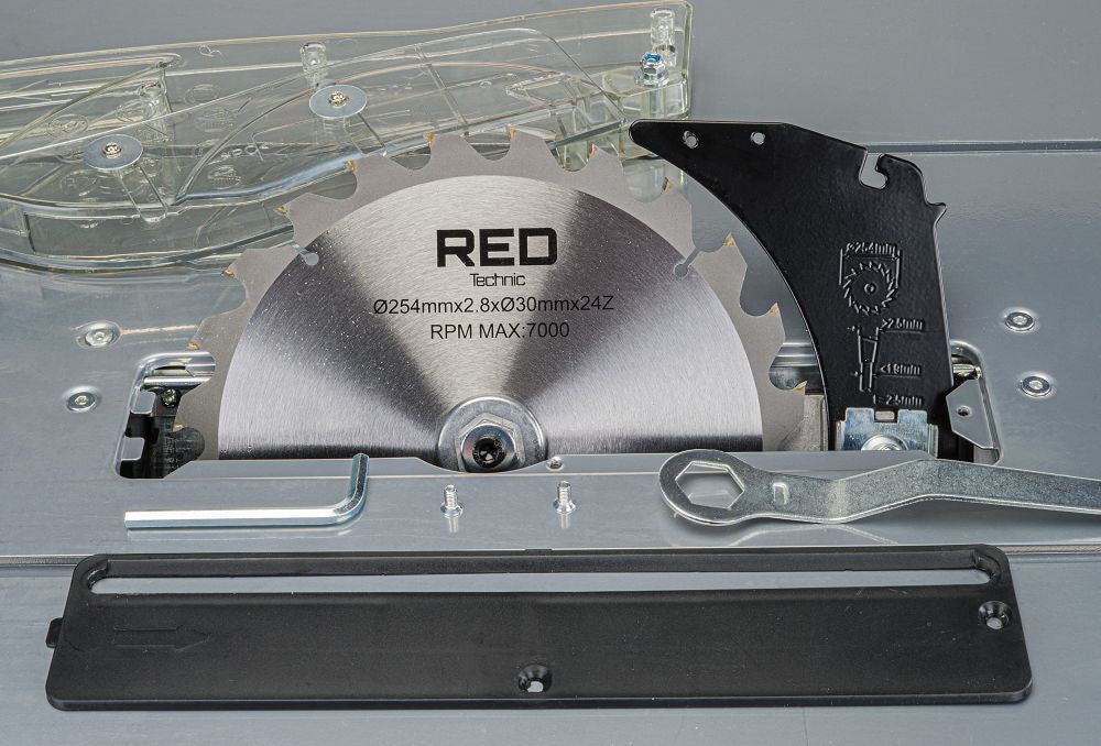 Fierastrau de banc circular, 2000W, 4800 rpm, Red Technic RTPSD0081