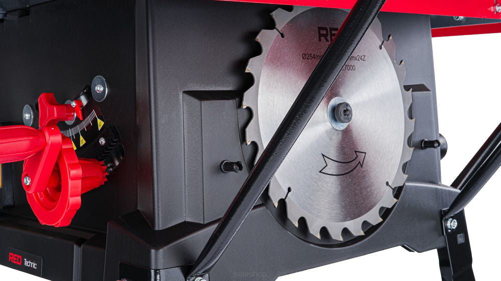 Fierastrau de banc circular, 2000W, 4800 rpm, Red Technic RTPSD0081