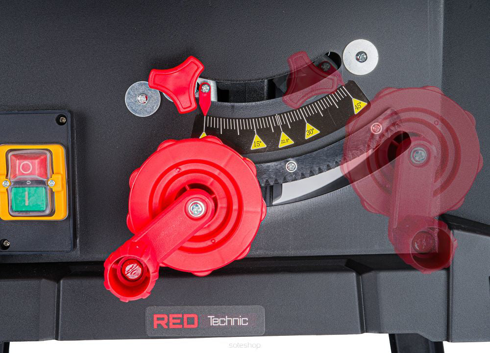 Fierastrau de banc circular, 2000W, 4800 rpm, Red Technic RTPSD0081