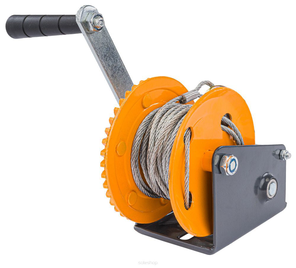 Troliu manual PM-WRC-545T, cablu 10 m, greutate maxima suportata 545 kg, Powermat PM1267