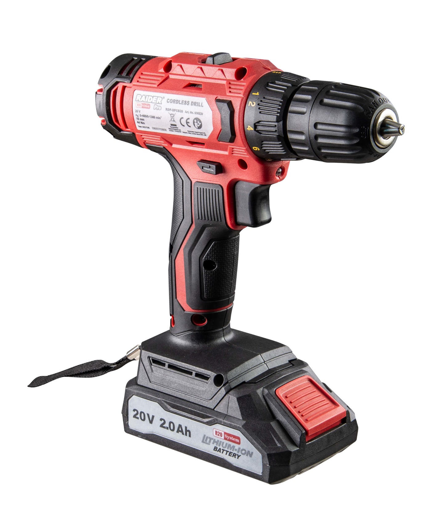 Masina de gaurit cu 2 viteze pe acumulator RD-SPCD20, Raider 030228