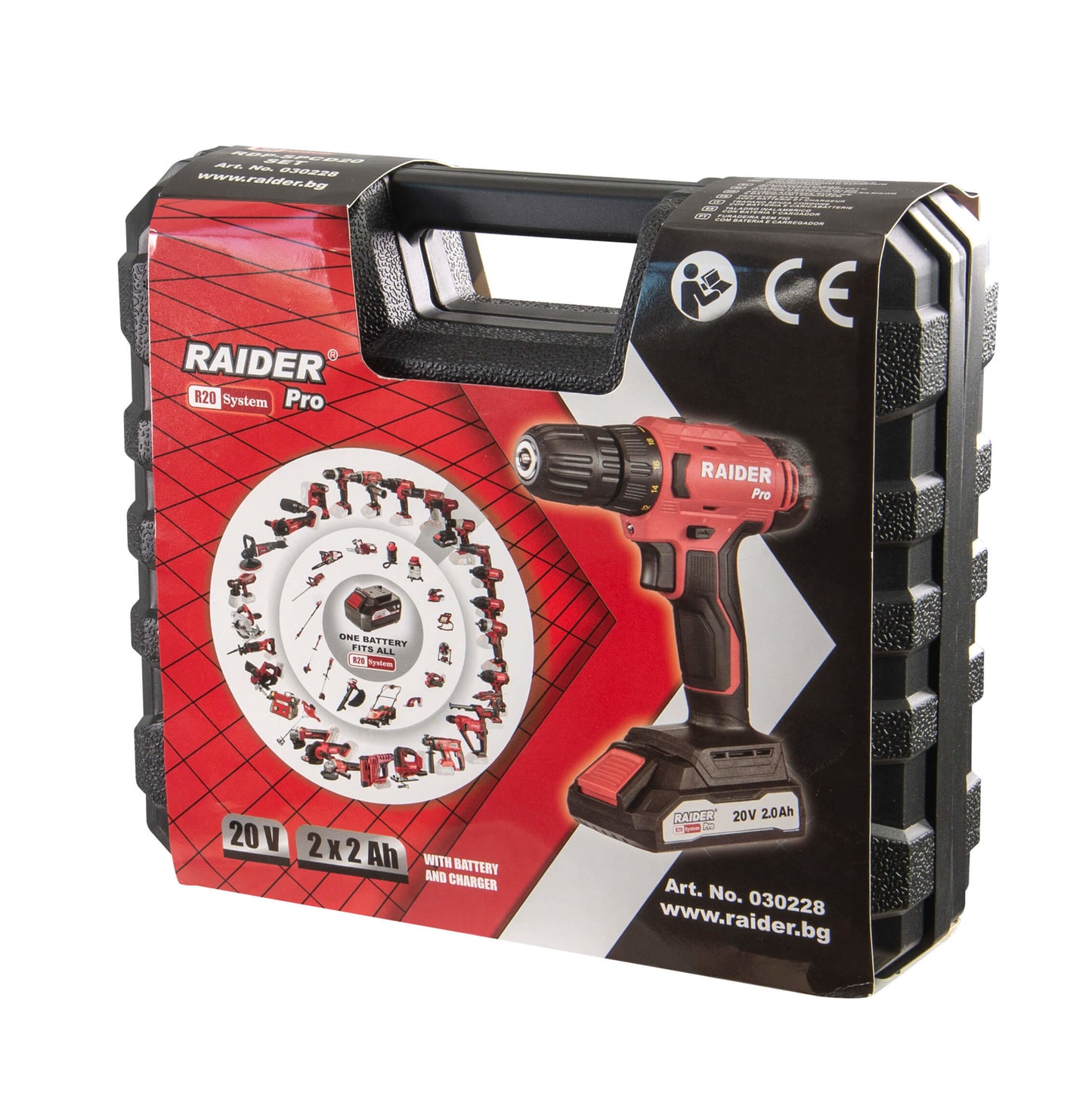 Masina de gaurit cu 2 viteze pe acumulator RD-SPCD20, Raider 030228