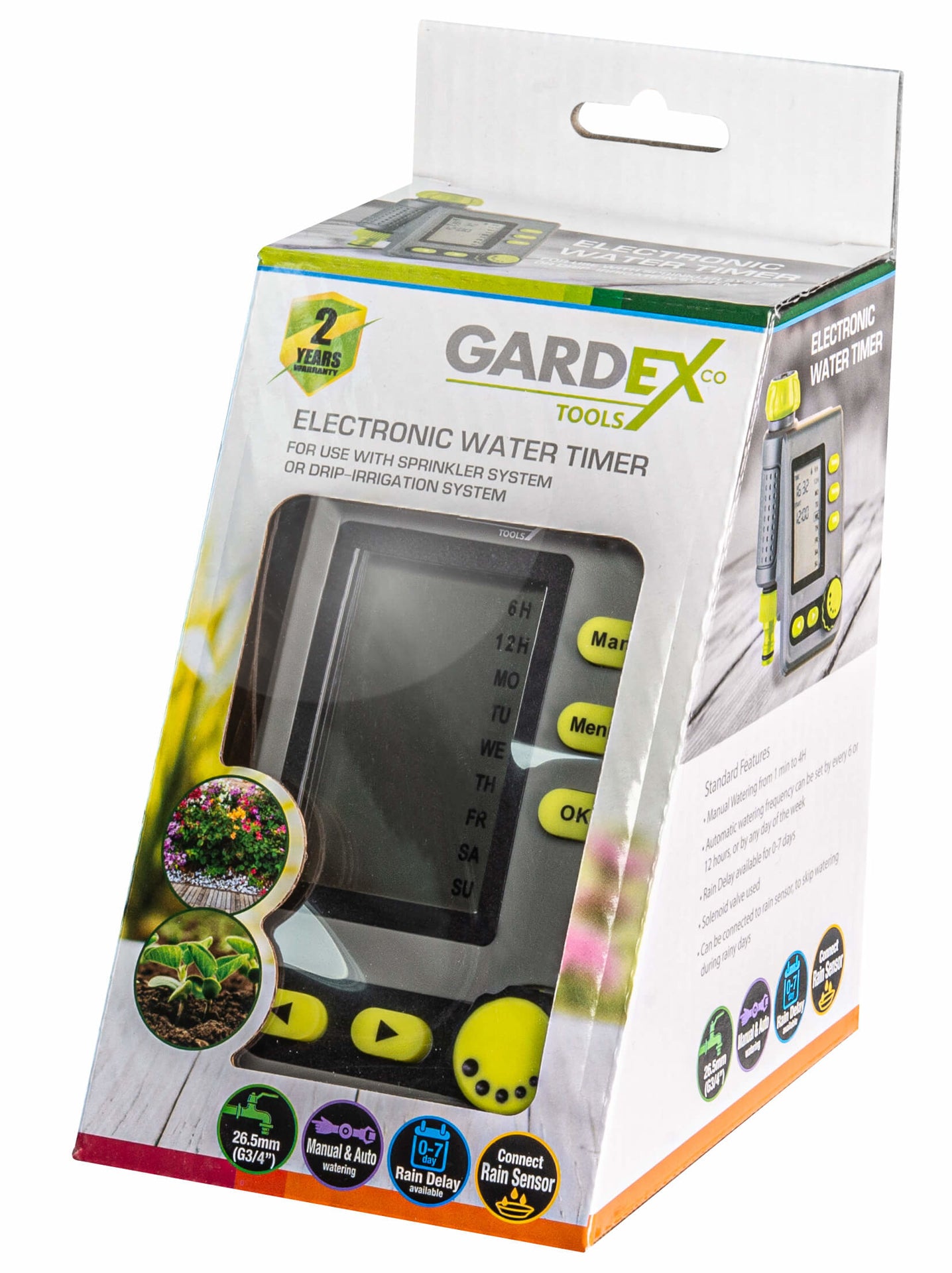 Programator de irigatii cu un singur racord, Gardex 401204