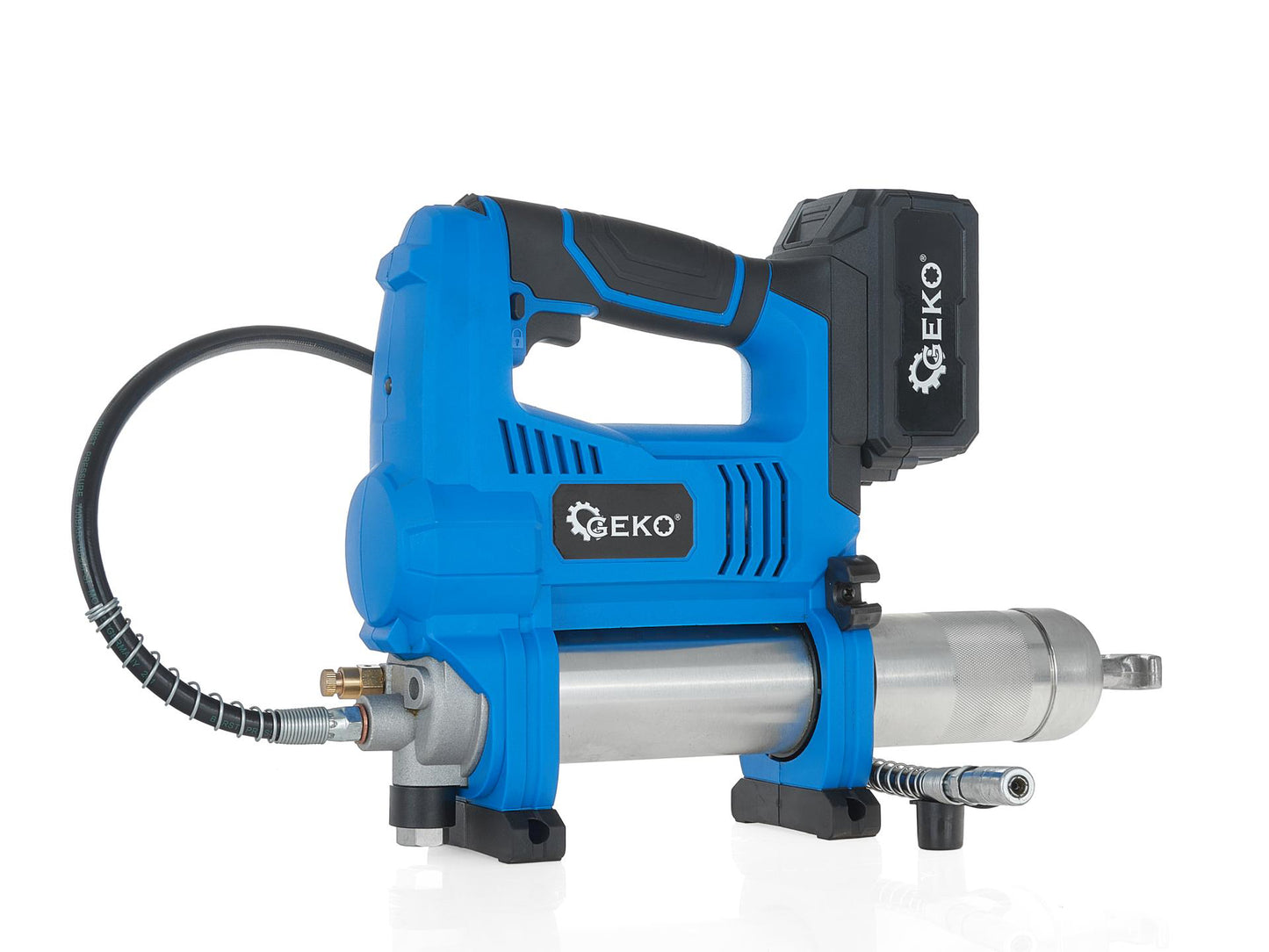 Pistol de gresat pe acumulator, 18 V, 4 Ah, Geko G80657