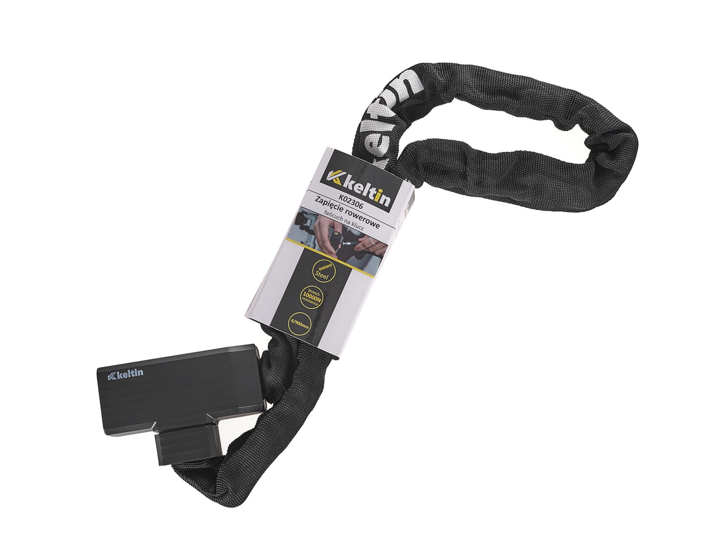 Antifurt bicicleta cu cheie, 6 x 900 mm, Keltin K02306