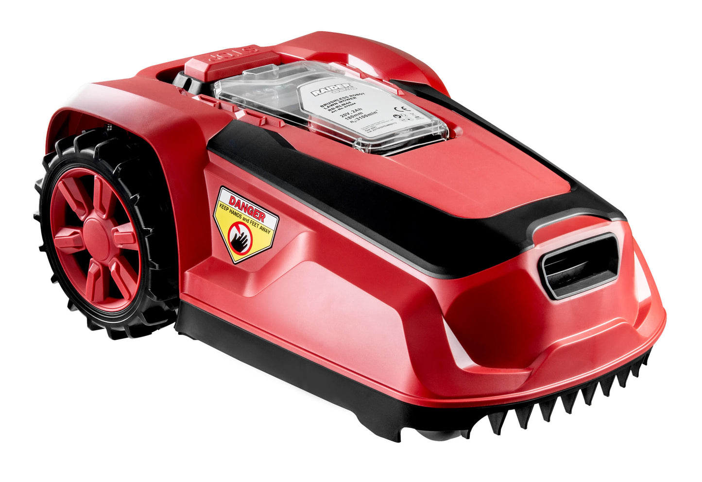 Robot pentru tuns gazonul Brushless RD-RLM44, 180 mm, 20 V, 2 Ah, 400 m2, Raider 075344