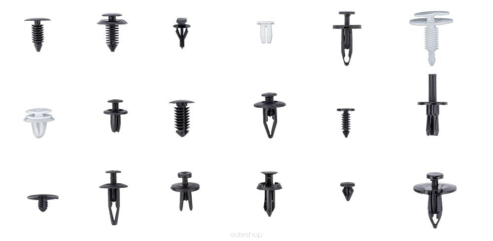 Set universal cleme pentru tapiterie, 420 elemente, Red Technic RTKST0099