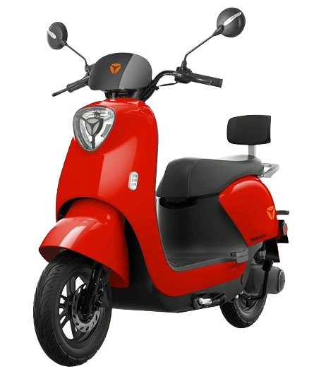 Scuter electric Yadea M6, far LED, acumulator Graphene 72 V, 26 Ah, autonomie 90 km, viteza maxima 45 km / h, capacitate maxima incarcare 150 kg, rosu, Villager VL079992