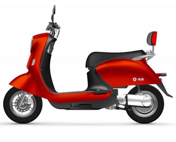 Scuter electric Yadea M6, far LED, acumulator Graphene 72 V, 26 Ah, autonomie 90 km, viteza maxima 45 km / h, capacitate maxima incarcare 150 kg, rosu, Villager VL079992