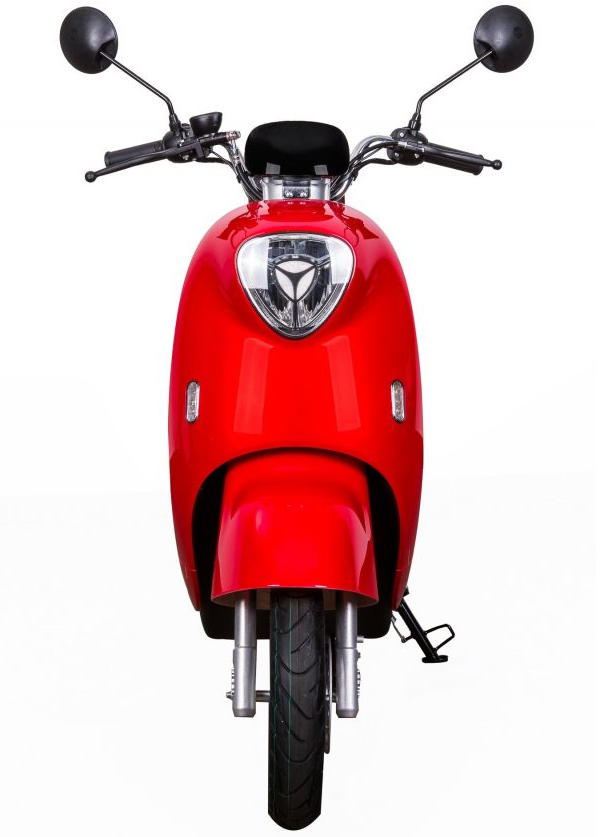 Scuter electric Yadea M6, far LED, acumulator Graphene 72 V, 26 Ah, autonomie 90 km, viteza maxima 45 km / h, capacitate maxima incarcare 150 kg, rosu, Villager VL079992