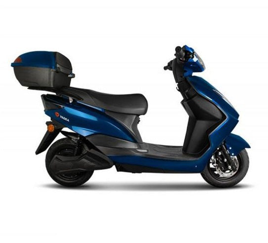 Scuter electric Yadea Luna, 2 viteze, far LED, acumulator Li-Ion 60 V, 20 Ah, incarcator 3A, capacitate maxima de incarcare 150 kg, albastru, Villager VL079993
