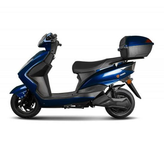 Scuter electric Yadea Luna, 2 viteze, far LED, acumulator Li-Ion 60 V, 20 Ah, incarcator 3A, capacitate maxima de incarcare 150 kg, albastru, Villager VL079993