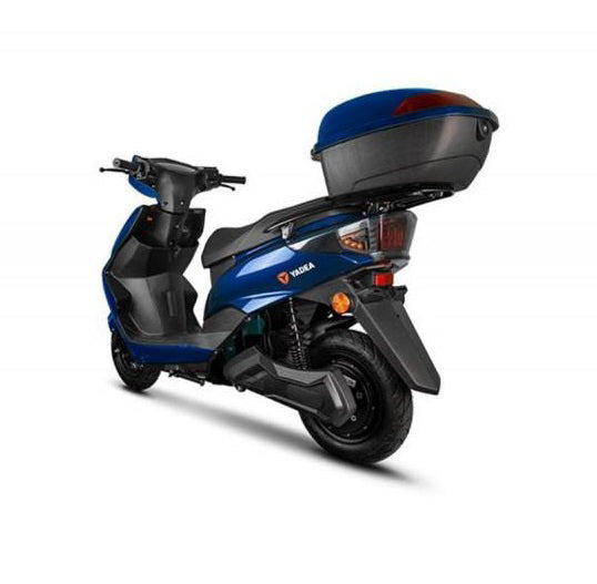 Scuter electric Yadea Luna, 2 viteze, far LED, acumulator Li-Ion 60 V, 20 Ah, incarcator 3A, capacitate maxima de incarcare 150 kg, albastru, Villager VL079993
