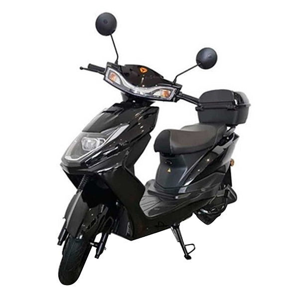 Scuter electric Yadea Luna, 2 viteze, far LED, acumulator Li-Ion 60 V, 20 Ah, incarcator 3A, capacitate incarcare 148 kg, negru, Villager VL079994