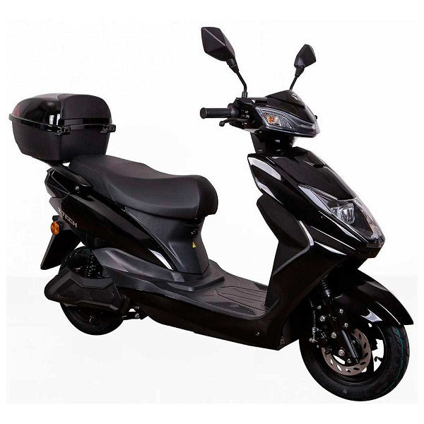 Scuter electric Yadea Luna, 2 viteze, far LED, acumulator Li-Ion 60 V, 20 Ah, incarcator 3A, capacitate incarcare 148 kg, negru, Villager VL079994