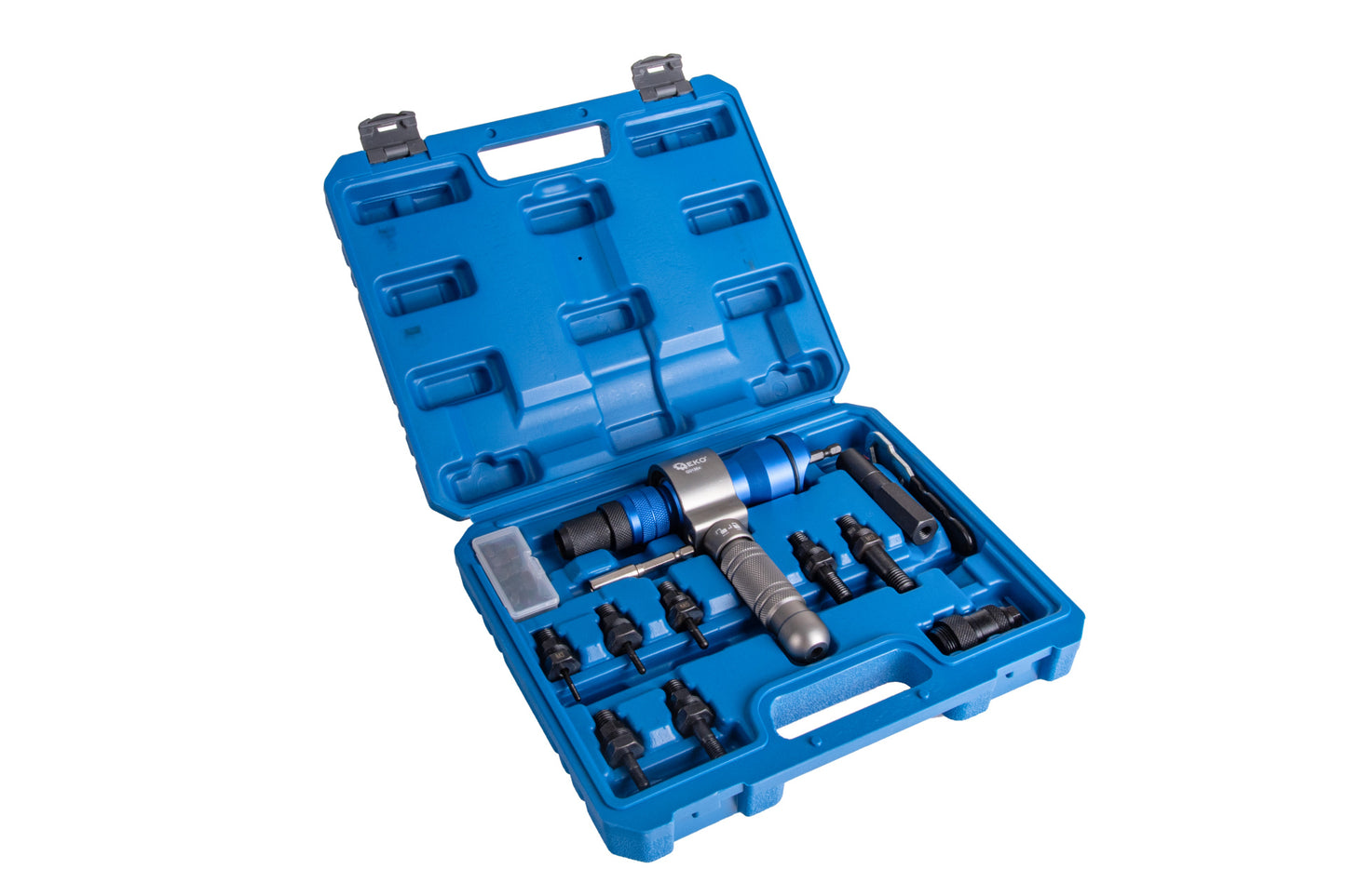 Kit adaptor nituire pop-nituri 3 in 1 cu nituri si piulite, Geko G01354