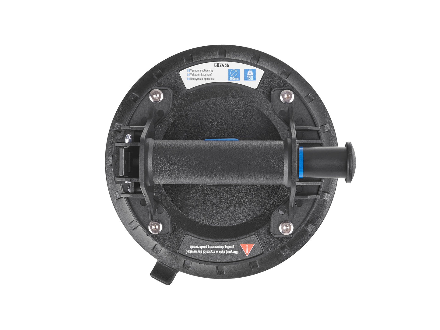 Ventuza cu vid pentru transportat si montat sticla, 200 mm, 150 kg, Geko G02456