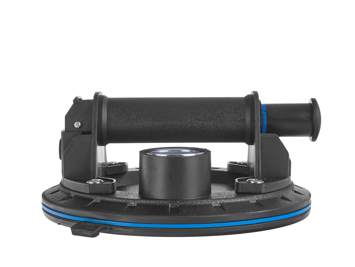 Ventuza cu vid si manometru pentru transportat si montat sticla, 200 mm, 170kg, Geko G02457