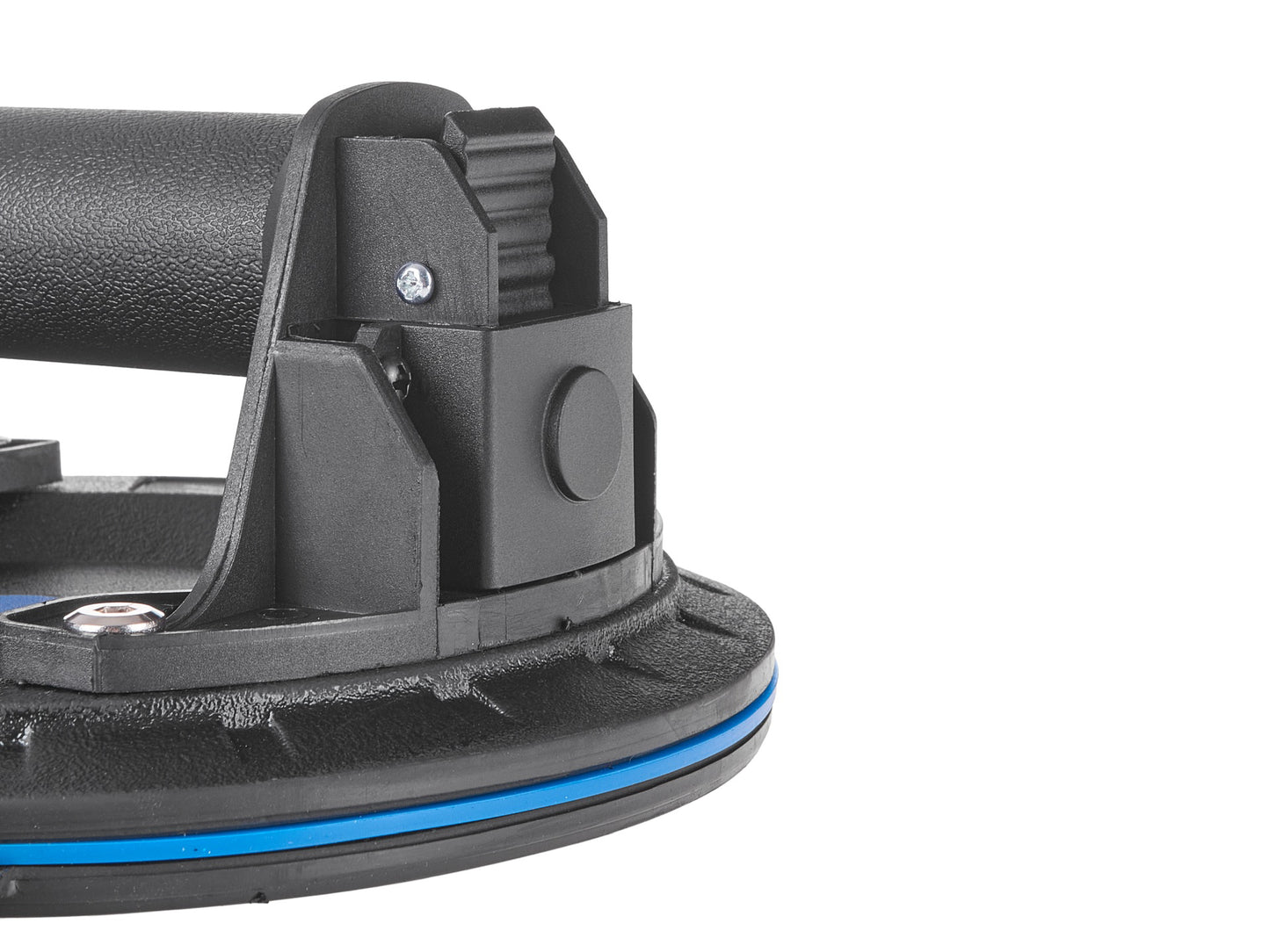 Ventuza cu vid si manometru pentru transportat si montat sticla, 200 mm, 170kg, Geko G02457