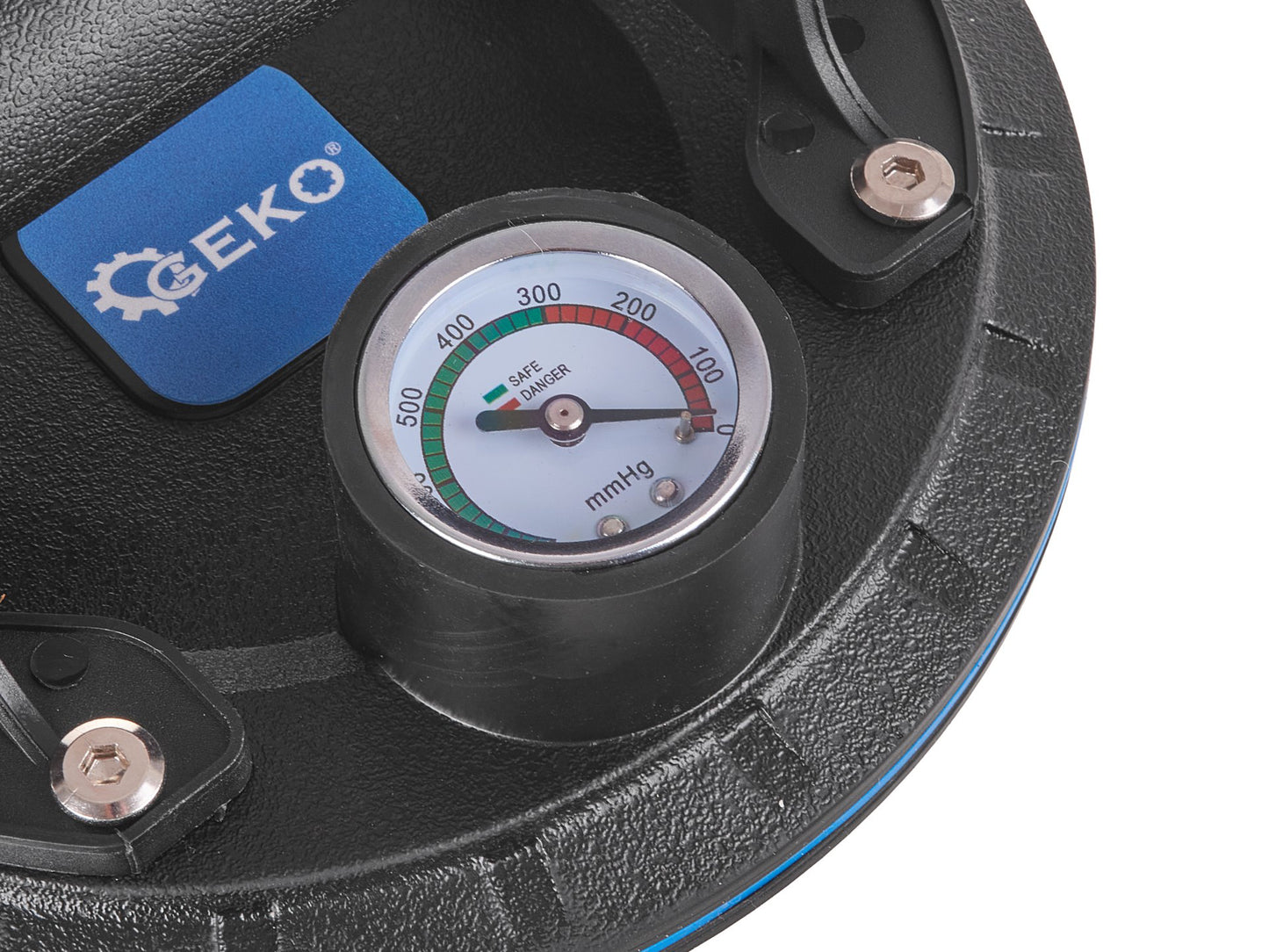 Ventuza cu vid si manometru pentru transportat si montat sticla, 200 mm, 170kg, Geko G02457