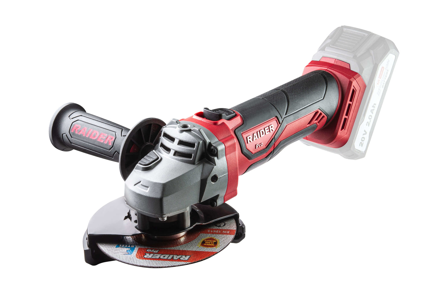 Polizor unghiular RDP-SPAG20 Solo (fara acumulator si incarcator), 125 mm, Raider 030233