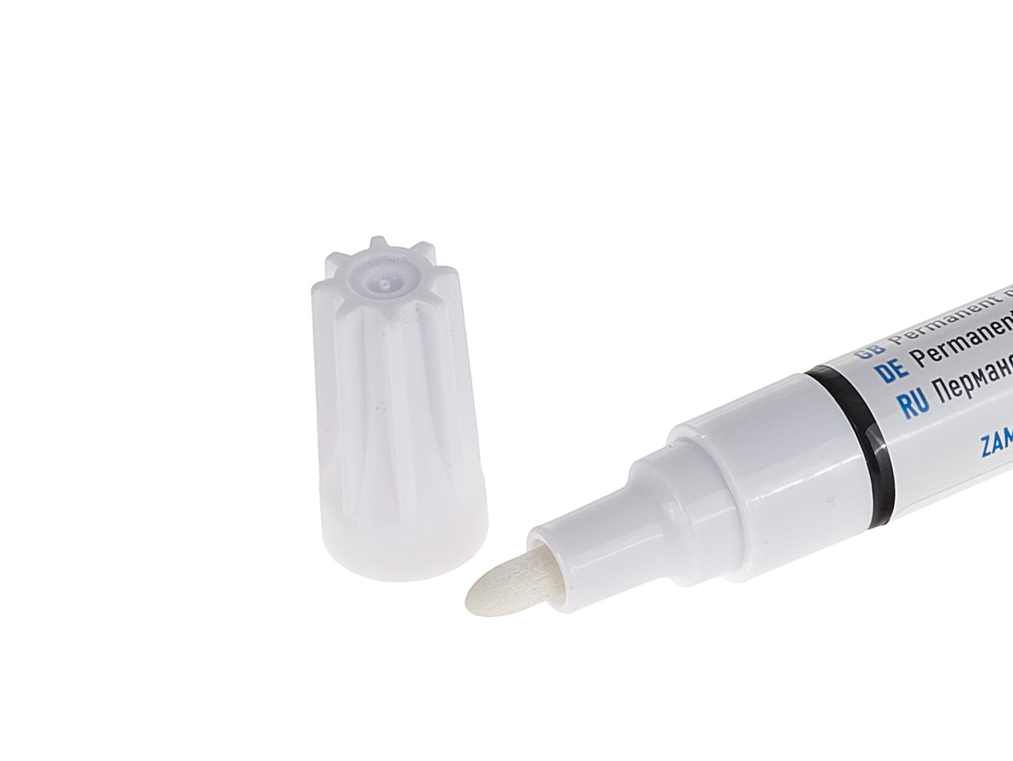 Marker permanent de tamplarie, alb, Geko G29025