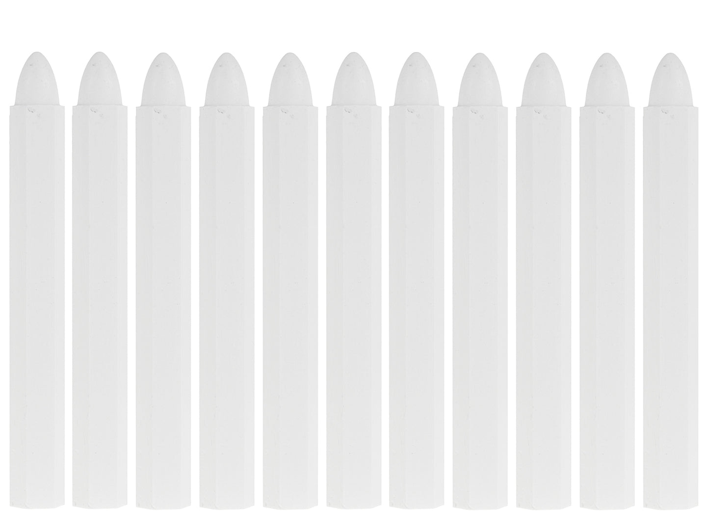 Set creta impermeabila pentru marcarea anvelopelor, alb, 12 x 110 mm, 10 elemente, Geko G29029