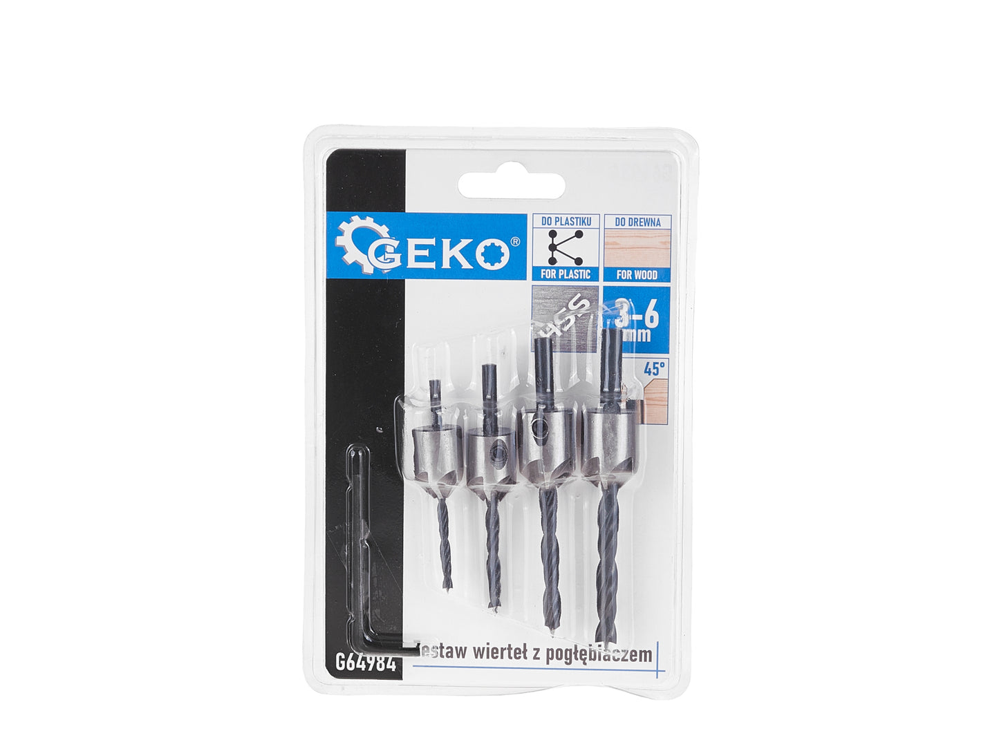 Set burghie cu limitatoare, 5 elemente, Geko G64984