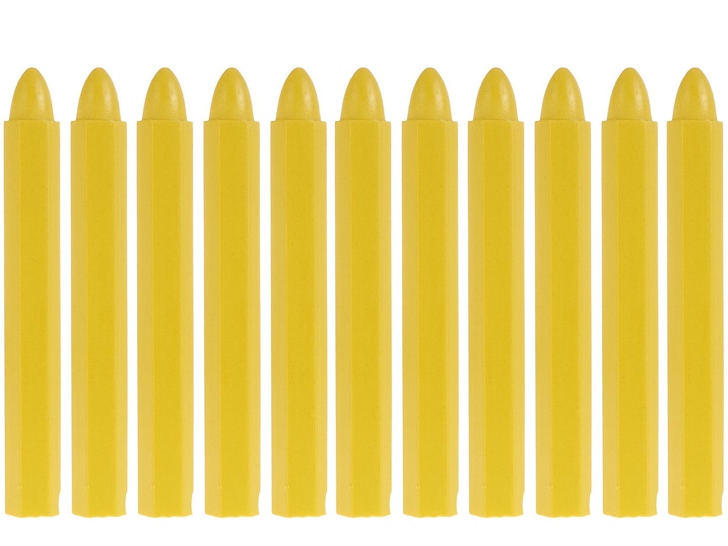 Set creta impermeabila pentru marcarea anvelopelor, galben, 12 x 110 mm, 10 elemente, Geko G29028