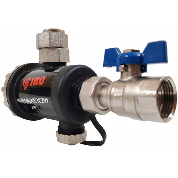 Filtru magnetic cu separator pentru impuritati I-0002, prindere 3/4", 8 bar, Ibo Dambat IB220022