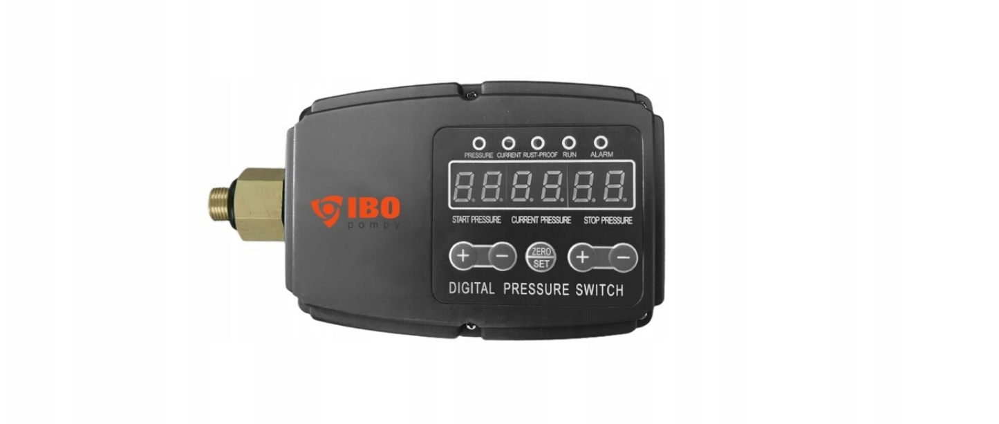 Presostat electronic cu functie de protectie la suprasarcina PRESS XS, 1.5 kW, 12A, 220V, Ibo Dambat IB220031