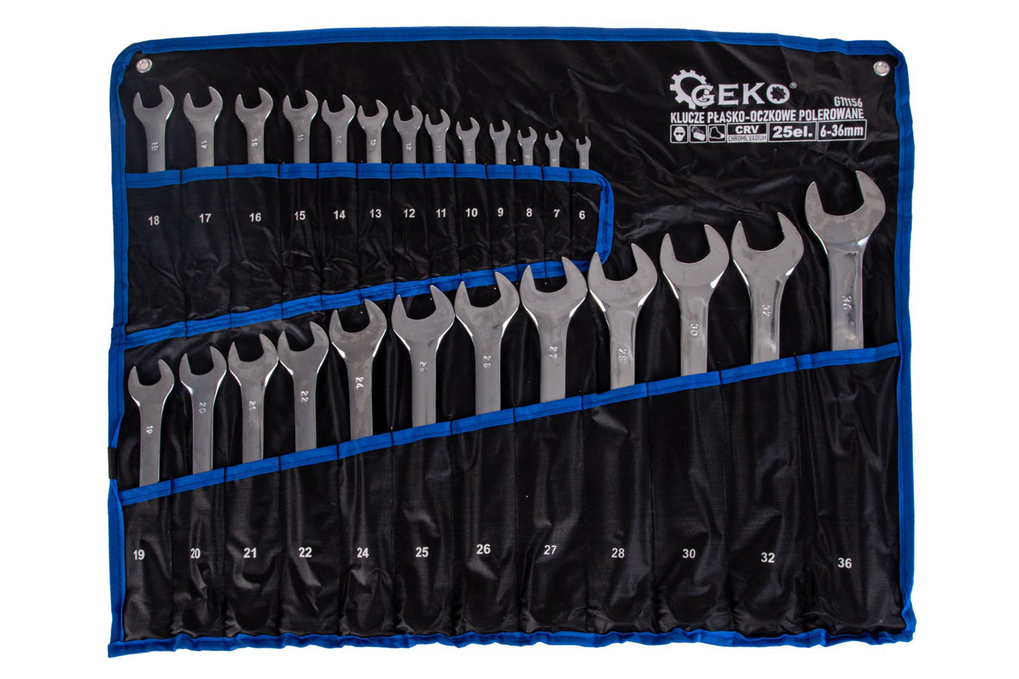 Set chei combinate, 6-36 mm, 25 elemente, Geko G11156