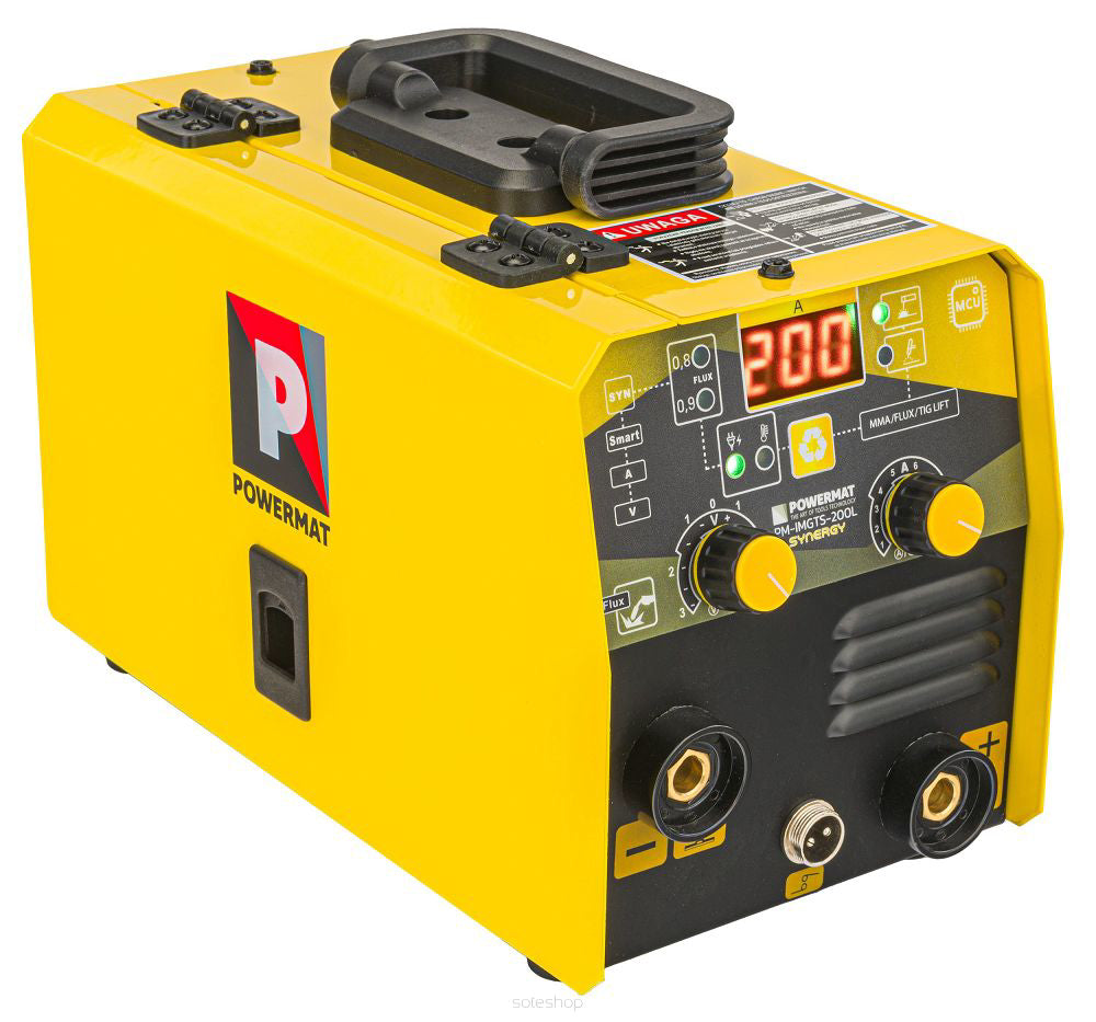 Aparat de sudura migomat PM-IMGTS-200L, MIG / MAG, MMA, TIG-Lift, Powermat PM1286