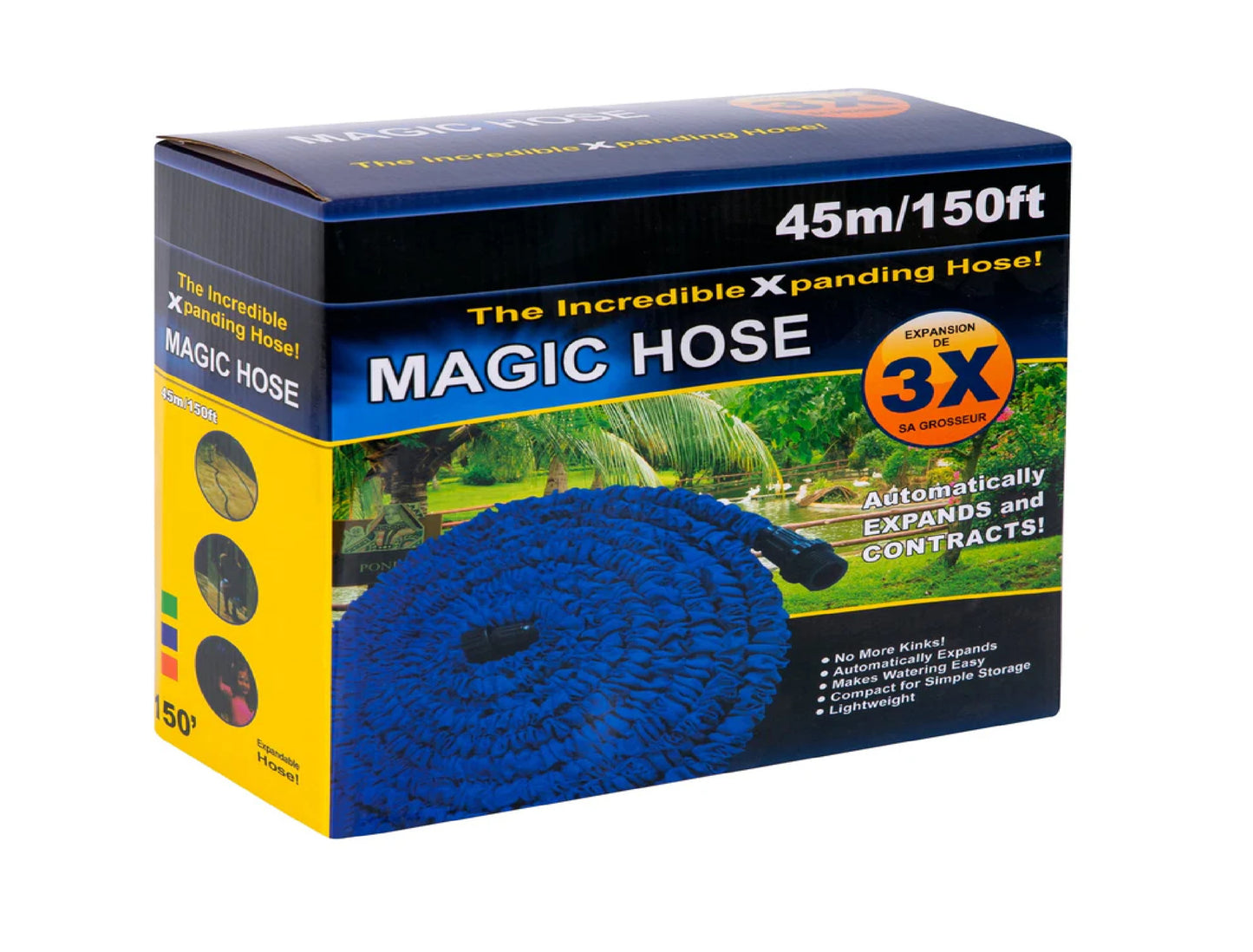 Furtun de gradina extensibil Magic Hose, 1", 45 m, Ibo Dambat IB600002